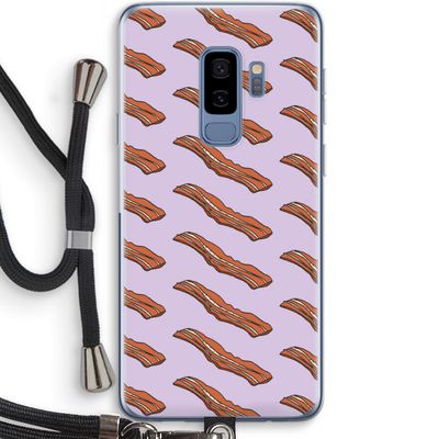 Bacon to my eggs #2: Samsung Galaxy S9 Plus Transparant Hoesje met koord