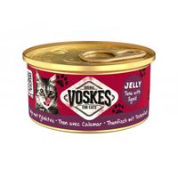 Voskes Jelly tonijn met pijlinktvis natvoer kat (24x85 g) 2 trays (48 x 85 g) - thumbnail