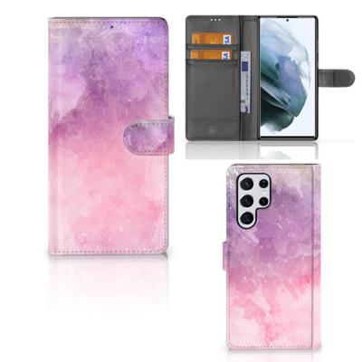 Hoesje Samsung Galaxy S22 Ultra Pink Purple Paint