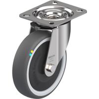 Blickle LEX-PATH 125KFD-ELS Zwenkwiel Wieldiameter: 125 mm Draagvermogen (max.): 150 kg 1 stuk(s)