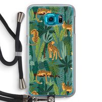 Luipaard 2: Samsung Galaxy S6 Transparant Hoesje met koord