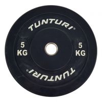 Tunturi halterschijf 5 kg zwart