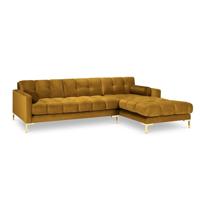 Haluta - hoekbank Bari - 293x102x78 - Geel