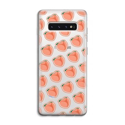 Just peachy: Samsung Galaxy S10 4G Transparant Hoesje
