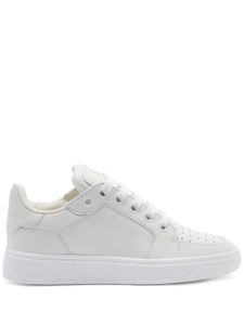 Giuseppe Zanotti baskets à perforations - Blanc