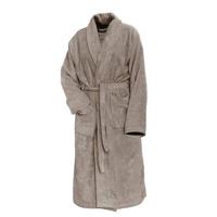 LINNICK Pure Badjas Velours taupe XXL