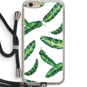 Lange bladeren: iPhone 6 PLUS / 6S PLUS Transparant Hoesje met koord
