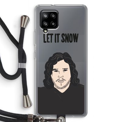 Let It Snow: Samsung Galaxy A42 5G Transparant Hoesje met koord