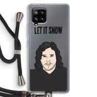 Let It Snow: Samsung Galaxy A42 5G Transparant Hoesje met koord