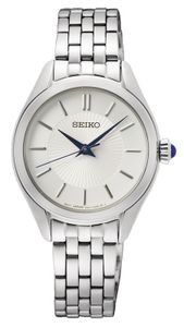 Seiko SUR537P1 Horloge staal zi;lverkleurig-wit 29 mm