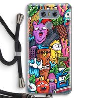 Vexx Mixtape: LG G6 Transparant Hoesje met koord