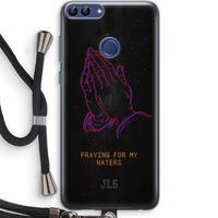 Praying For My Haters: Huawei P Smart (2018) Transparant Hoesje met koord