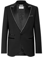 Philipp Plein blazer à simple boutonnage - Noir - thumbnail