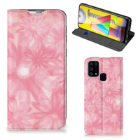 Samsung Galaxy M31 Smart Cover Spring Flowers - thumbnail