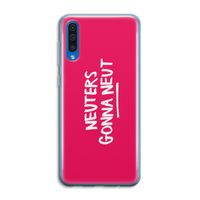 Neuters (roze): Samsung Galaxy A50 Transparant Hoesje