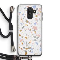 Terrazzo N°8: Samsung Galaxy J8 (2018) Transparant Hoesje met koord