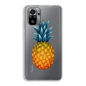 Grote ananas: Xiaomi Redmi Note 10S Transparant Hoesje