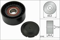 Geleide rol/omdraairol, Poly V-riem INA, Diameter (mm)65mm, u.a. für Porsche, Audi, VW