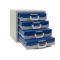 Little Jumbo Lege kast voor stalen koffers 4x66 mm - 2195364805 Little Jumbo Lege kast voor stalen koffers 4x66 mm - 2195364805