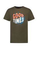 Tygo & Vito Jongens t-shirt Good times - Army - thumbnail