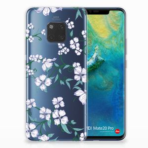 Huawei Mate 20 Pro Uniek TPU Case Blossom White