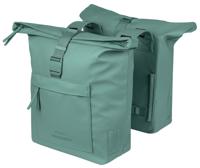 Dubbele fietstas Basil Brooklyn 41L 14 x 30 x 37 cm - groen