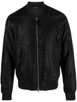 TOM FORD veste bomber à logo Wave - Noir - thumbnail