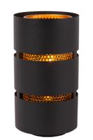 Lucide ROSAS - Tafellamp - Ø 16 cm - 1xE27 - Zwart