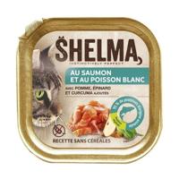 SHELMA Salmon and white fish pate - nat kattenvoer - 100g