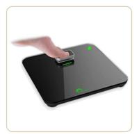 LITTLE BALANCE 8276 Kinetic Premium, Weegschaal zonder batterij, Oplaadbaar met Little Balance-knop, 180 kg / 100 g, Zwart