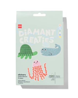 HEMA Diamantcreaties Stickers Waterdieren - 3 Stukis