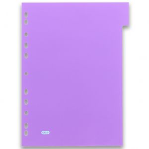 OXFORD MyColour tabbladen, formaat A4, uit gekleurde PP, 11-gaatsperforatie, 6 tabs