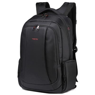Anti-diefstal nylon laptop rugzakken school Fashion reizen mannelijke casual schooltas 15 6 inch (zwart)