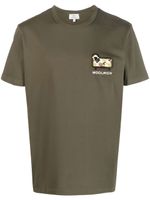 Woolrich t-shirt à patch logo - Vert