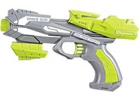 Free and Easy pistool Space Gun 20 cm grijs/groen - thumbnail