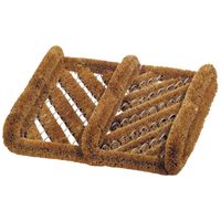 Schoenen borstelmat/schoenenveger - kokosvezels - 30 x 35 cm Schoenen borstelmat/schoenenveger - kokosvezels - 30 x 35 cm