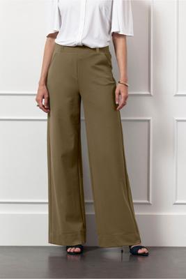Lexie LONG bonded trousers - earth - 13154