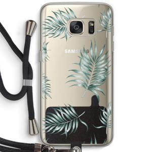 Simple leaves: Samsung Galaxy S7 Transparant Hoesje met koord
