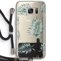 Simple leaves: Samsung Galaxy S7 Transparant Hoesje met koord - thumbnail