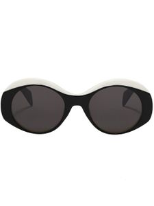 Palm Angels Eyewear lunettes de soleil Doyle bicolores - Noir