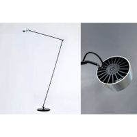 Absolut Lighting Basica Task Vloerlamp - Zilver