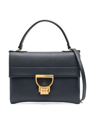 Coccinelle mini sac Arlettis en cuir - Bleu