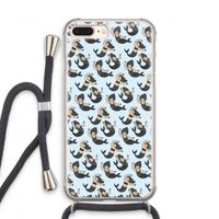 Zeemeermin: iPhone 7 PLUS Transparant Hoesje met koord