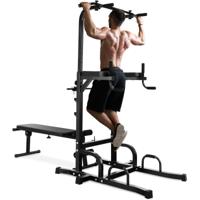 Optrekstang Vrijstaand Krachttrainingsapparaten Sporttoestellen Fitness Sporttoestellen Thuis Laadcapaciteit tot 150 kg Zwart