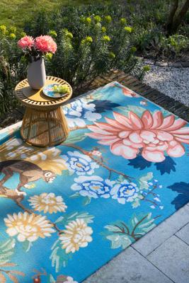 Wedgwood - Saphire Garden Teal outdoor 438708 - 140x200 cm Vloerkleed