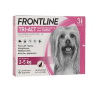 FRONTLINE 3 Tri-Act-pipetten - Voor honden van 2 tot 5 kg