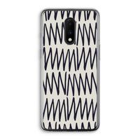 Marrakech Zigzag: OnePlus 7 Transparant Hoesje
