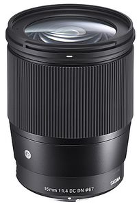 Sigma 16mm F1.4 DC DN | C MILC Groothoeklens Zwart