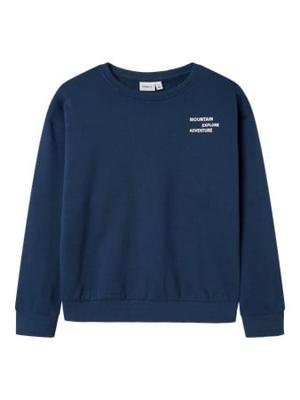 Name it winter sweater jongens - blauw - relaxed fit - NkmOrville