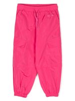 MSGM Kids pantalon cargo à logo brodé - Rose - thumbnail